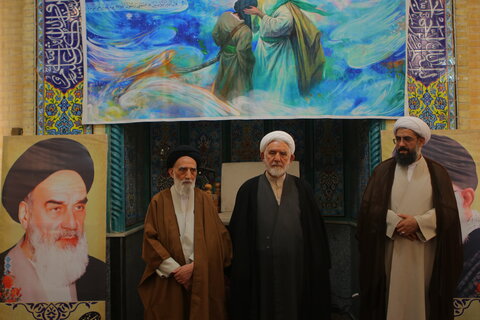 عمامه گذاری تعدادی از طلاب در همدان