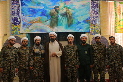 عمامه گذاری تعدادی از طلاب در همدان