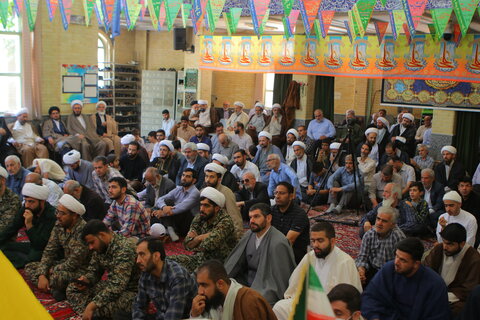 عمامه گذاری تعدادی از طلاب در همدان