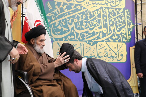 تصاویر/ آئین تلبّس جمعی از طلاب حوزه علمیه ارومیه به لباس مقدس روحانیت