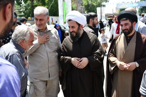 تصاویر/ بازدید امام جمعه خوی از مواکب عید غدیر