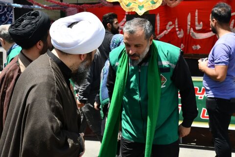 تصاویر/ بازدید امام جمعه خوی از مواکب عید غدیر