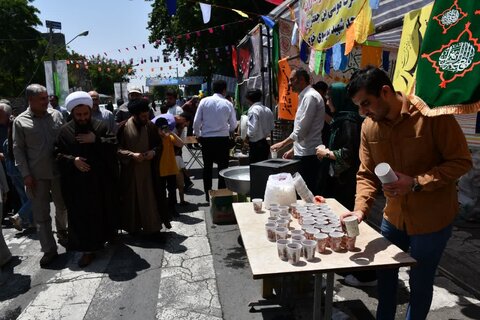 تصاویر/ بازدید امام جمعه خوی از مواکب عید غدیر