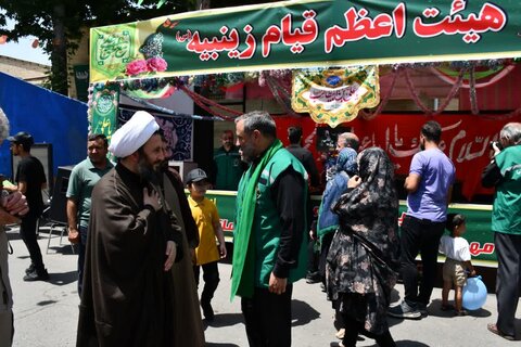 تصاویر/ بازدید امام جمعه خوی از مواکب عید غدیر