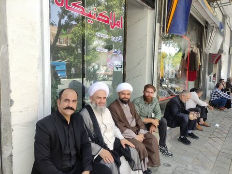 تصاویر/ بازدید امام جمعه نقده از مواکب غدیر در شهرستان نقده