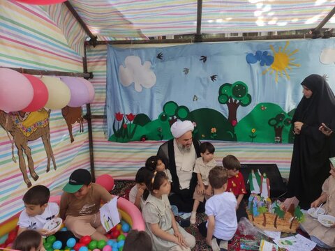 تصاویر/ بازدید امام جمعه نقده از مواکب غدیر در شهرستان نقده