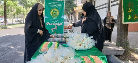 تصاویر/برگزاری ایستگاه صلواتی به مناسبت عید غدیر در ساوه
