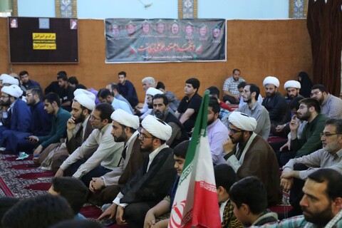 تصاویر/عمامه‌گذاری طلاب در مسجد اعظم اهواز همزمان با عید سعید غدیر خم