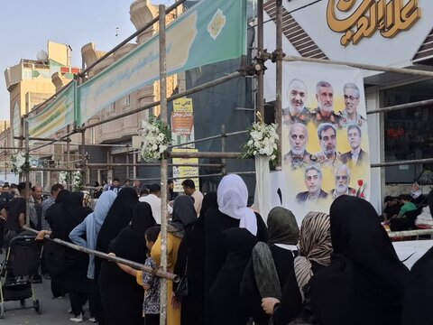 تصاویر / راهپیمایی و مهمانی کیلومتری عید غدیر در کاشان