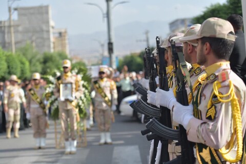 تصاویر/ تشییع شهید آرکان اخش در شهرستان شوط