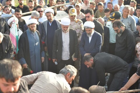 تصاویر/ تشییع شهید آرکان اخش در شهرستان شوط
