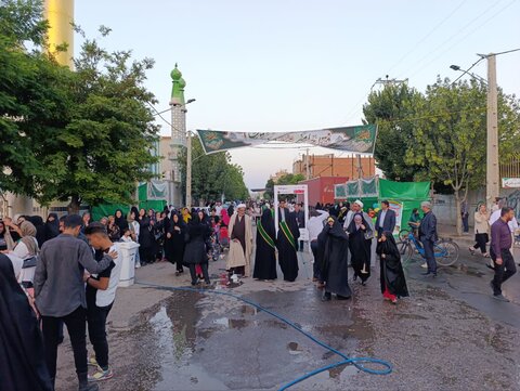 تصاویر/ مراسم جشن یک کیلومتری عید غدیر شهرستان شوط