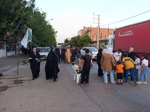 تصاویر/ مراسم جشن یک کیلومتری عید غدیر شهرستان شوط
