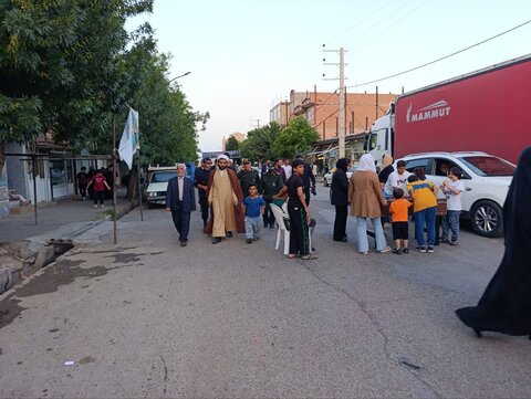 تصاویر/ مراسم جشن یک کیلومتری عید غدیر شهرستان شوط