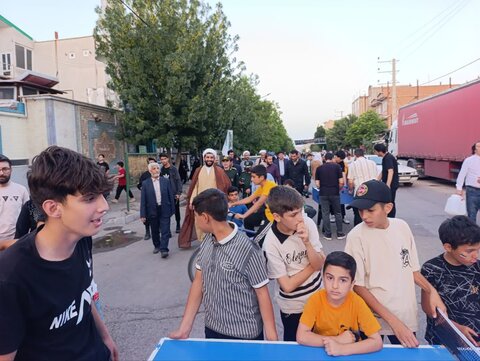 تصاویر/ مراسم جشن یک کیلومتری عید غدیر شهرستان شوط