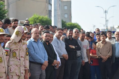 تصاویر/ مراسم تشییع و تدفین شهید سرباز وطن شهید آرکان آخش در شهرستان شوط