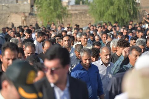 تصاویر/ مراسم تشییع و تدفین شهید سرباز وطن شهید آرکان آخش در شهرستان شوط