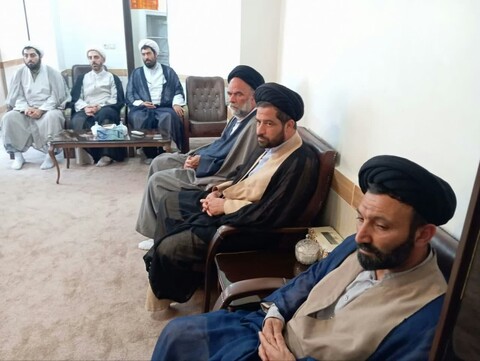 تصاویر/ دیدار جمعی از علماء شهرستان مرند با امام جمعه مرند