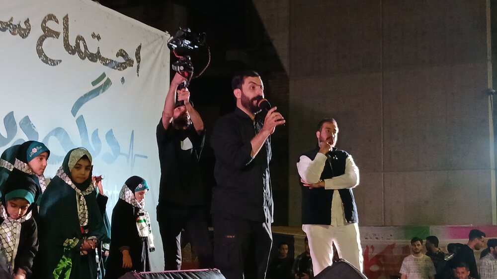 اجتماع بزرگ علوی مشهد در محکومیت رژیم غاصب صهیونیستی