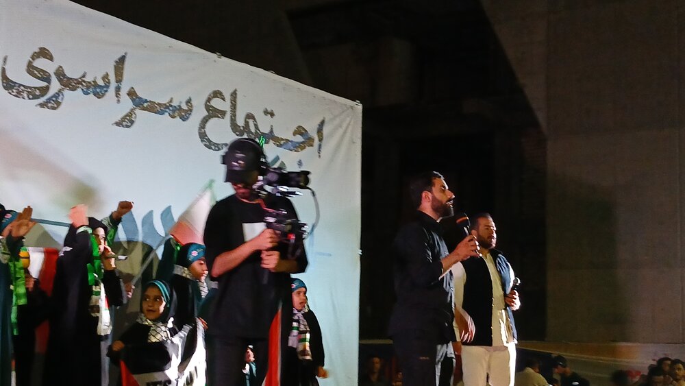 اجتماع بزرگ علوی مشهد در محکومیت رژیم غاصب صهیونیستی