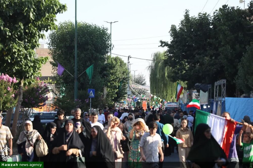 مراسم حماسی غدیرخم در شهرستان فردیس برگزار شد