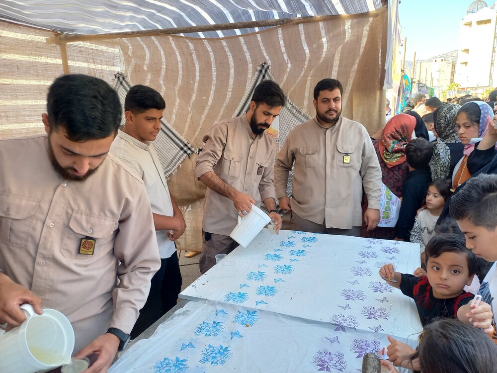 خدمات رسانی موکب خادمین شهدا ایلام