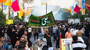 فیلم | مهمانی یک کیلو متری ضیافت علوی به میزبانی حرم هلال بن علی (ع)