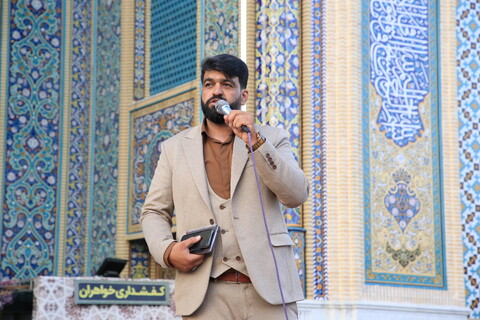 تصاویر / اجتماع غدیریون اصفهان در حرم حضرت زینب خواهر امام رضا(ع)