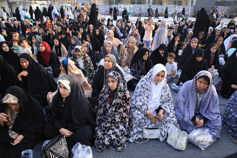 تصاویر / اجتماع غدیریون اصفهان در حرم حضرت زینب خواهر امام رضا(ع)