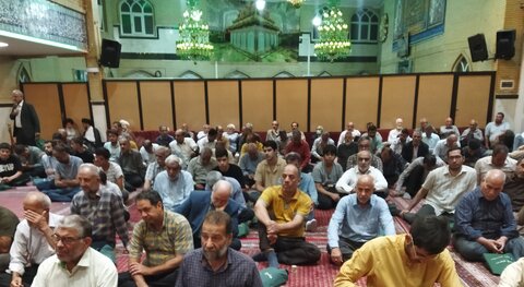 تصاویر/ گرامیداشت شهدای حمله صهیونیست ها به ایران در مسجد جامع غدیر خم