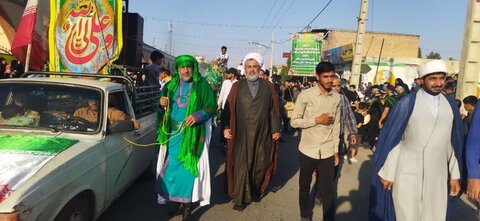 تصاویر/ مراسم جشن و بازسازی واقعه غدیر در شهر محی آباد