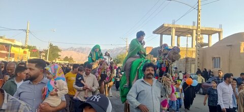 تصاویر/ مراسم جشن و بازسازی واقعه غدیر در شهر محی آباد