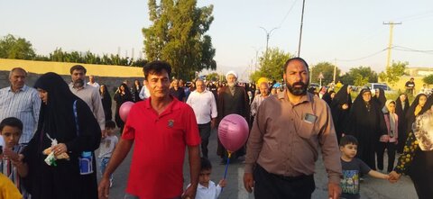 تصاویر/ مراسم جشن و بازسازی واقعه غدیر در شهر محی آباد