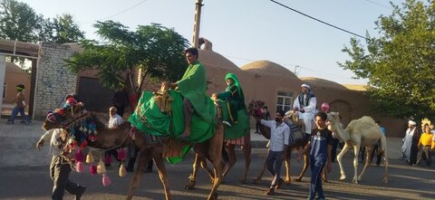تصاویر/ مراسم جشن و بازسازی واقعه غدیر در شهر محی آباد