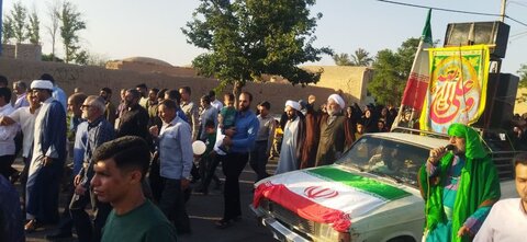 تصاویر/ مراسم جشن و بازسازی واقعه غدیر در شهر محی آباد