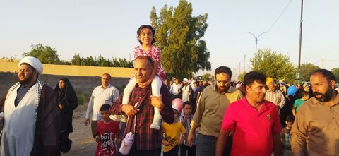 تصاویر/ مراسم جشن و بازسازی واقعه غدیر در شهر محی آباد