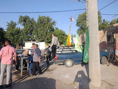 تصاویر/ موکب های حماسه غدیر شهر ماهان