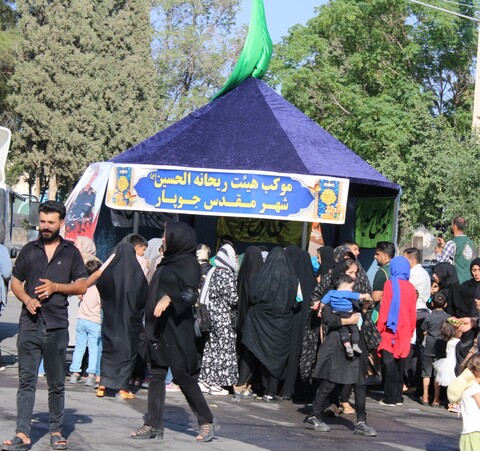 تصاویر/ موکب های غدیر حماسی در شهر جوپار