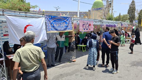 تصاویر/ موکب های غدیر حماسی در شهر جوپار