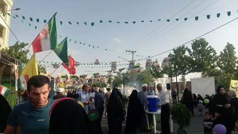 تصاویر/برگزاری راهپیمایی روز عید غدیر در محلات
