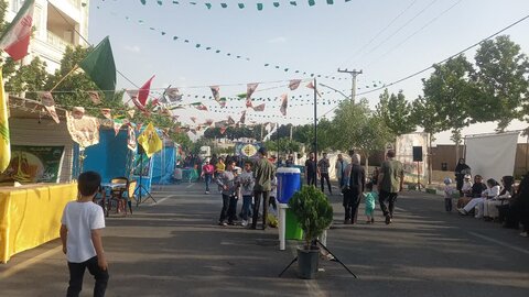 تصاویر/برگزاری راهپیمایی روز عید غدیر در محلات