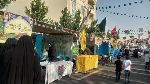 تصاویر/برگزاری راهپیمایی روز عید غدیر در محلات