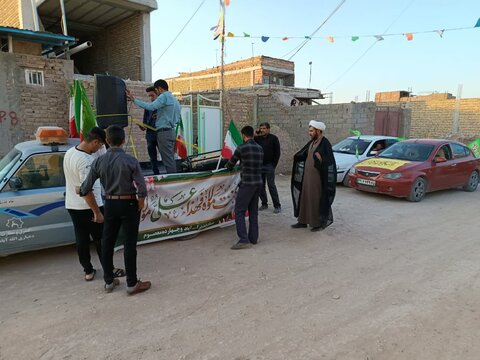 تصاویر/کاروان ماشینی غدیر به یاد سرداران و دانشمندان شهید