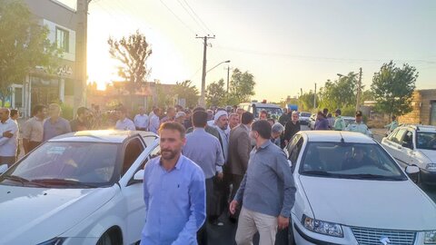 تصاویر/ مراسم تشییع پیکر مطهر شهید مصطفی خدایی در شاهین دژ