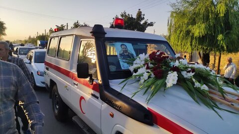 تصاویر/ مراسم تشییع پیکر مطهر شهید مصطفی خدایی در شاهین دژ