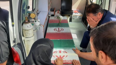 تصاویر/ مراسم تشییع پیکر مطهر شهید مصطفی خدایی در شاهین دژ
