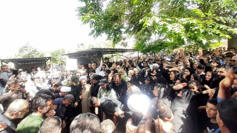 تصاویر/ مراسم تشییع پیکر مطهر شهید مصطفی خدایی در شاهین دژ