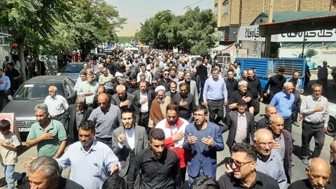 تصاویر/ مراسم تشییع پیکر مطهر شهید مصطفی خدایی در شاهین دژ
