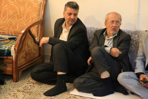 تصاویر / حضور مدیران شهری و استانی اصفهان در منزل پدری «سردارشهید مهدی ربانی»