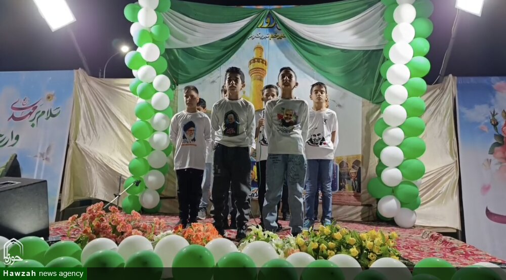 فیلم| اجرای گروه سرود در روستای لطف آباد انار